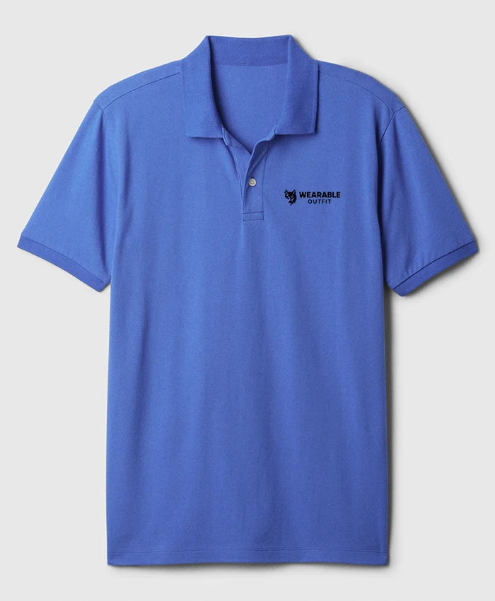 Classic Cut Polo T-Shirt - Matisse Blue