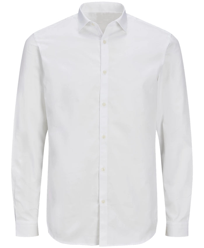 Classic Plain White Formal Dress Shirt