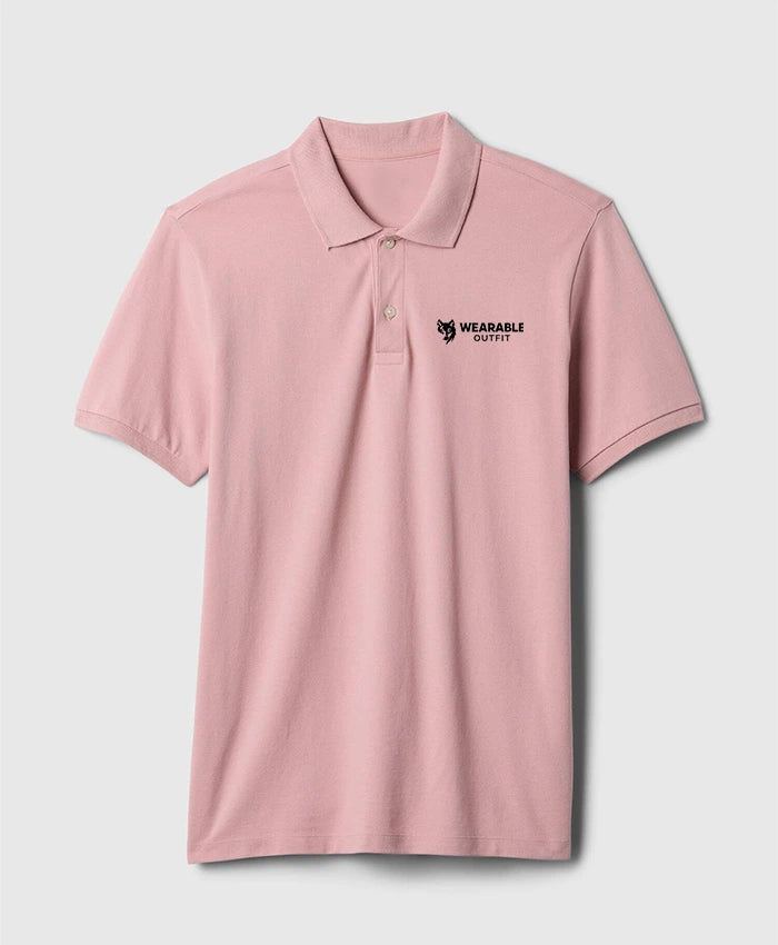 Comfort Fit Polo T-Shirt - Pink