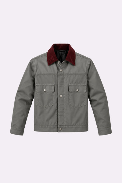 Twill Workwear Jacket - front view