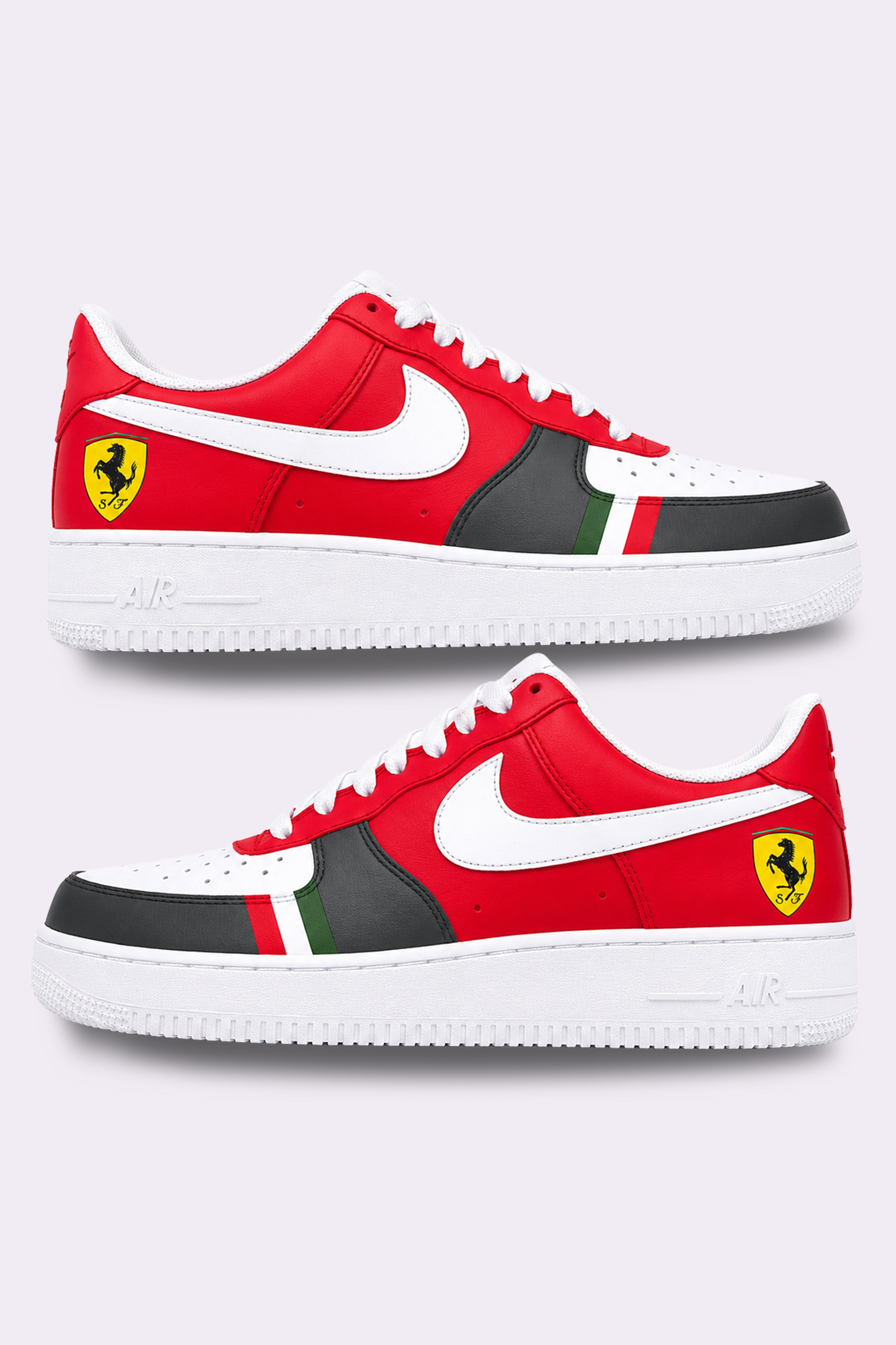 Custom Ferrari AF1 Sneakers