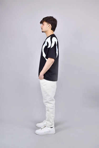 Cyber Flame Oversized T-Shirt Buy