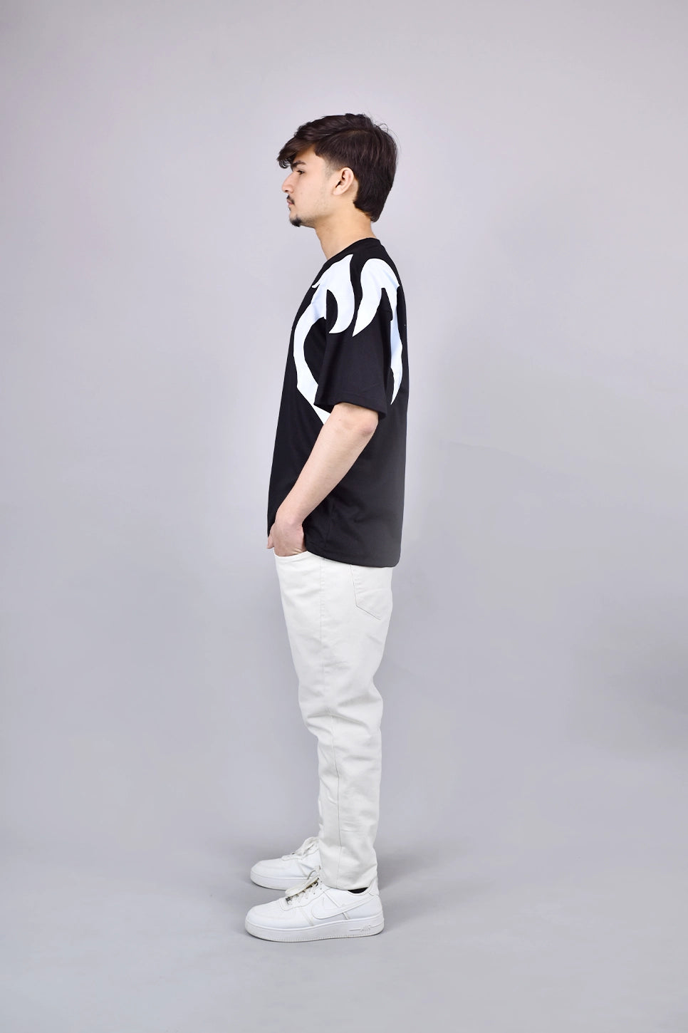 Cyber Flame Oversized T-Shirt Buy