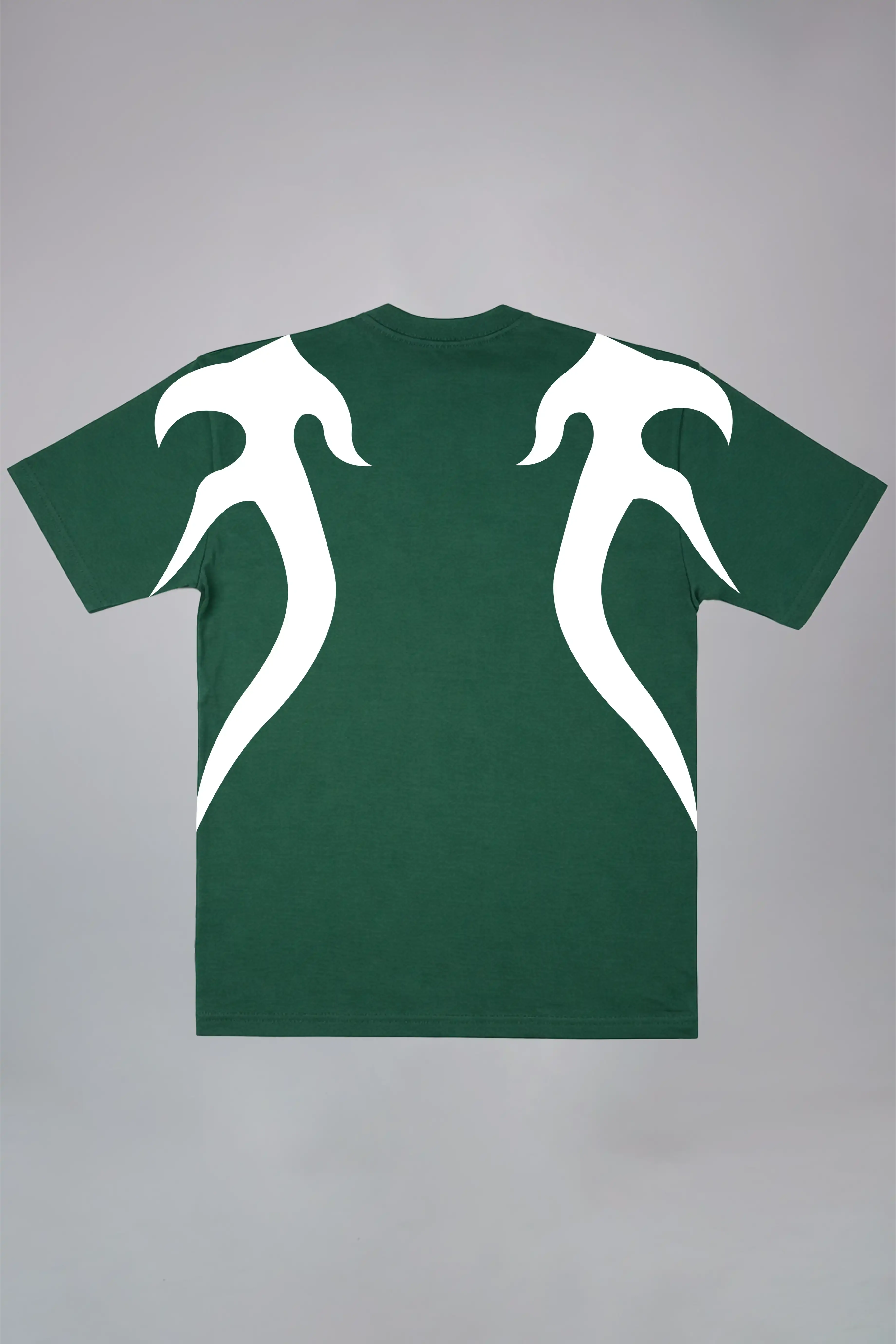 Cyber Flame Black Oversized T-Shirt