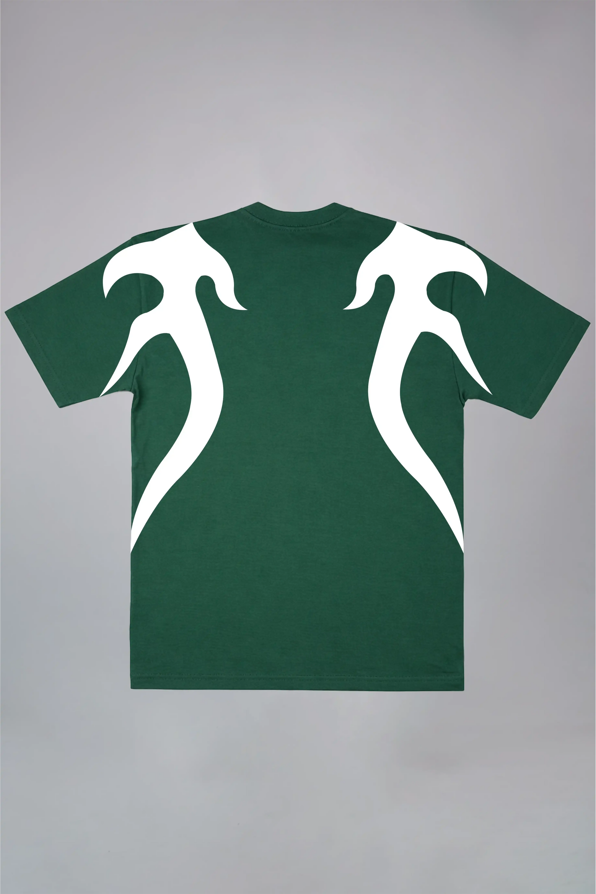 Cyber Flame Black Oversized T-Shirt