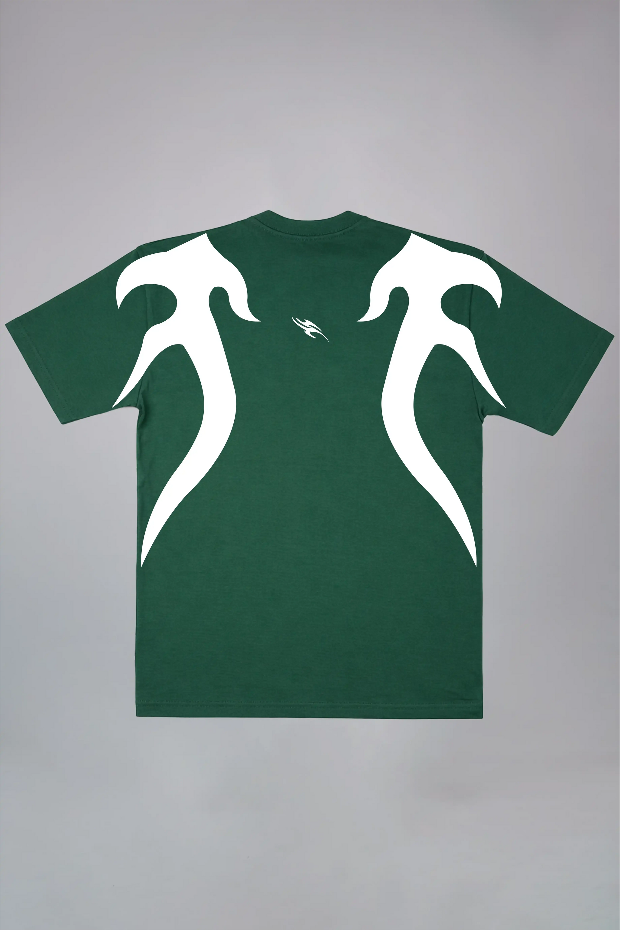 Cyber Flame Black Oversized T-Shirt