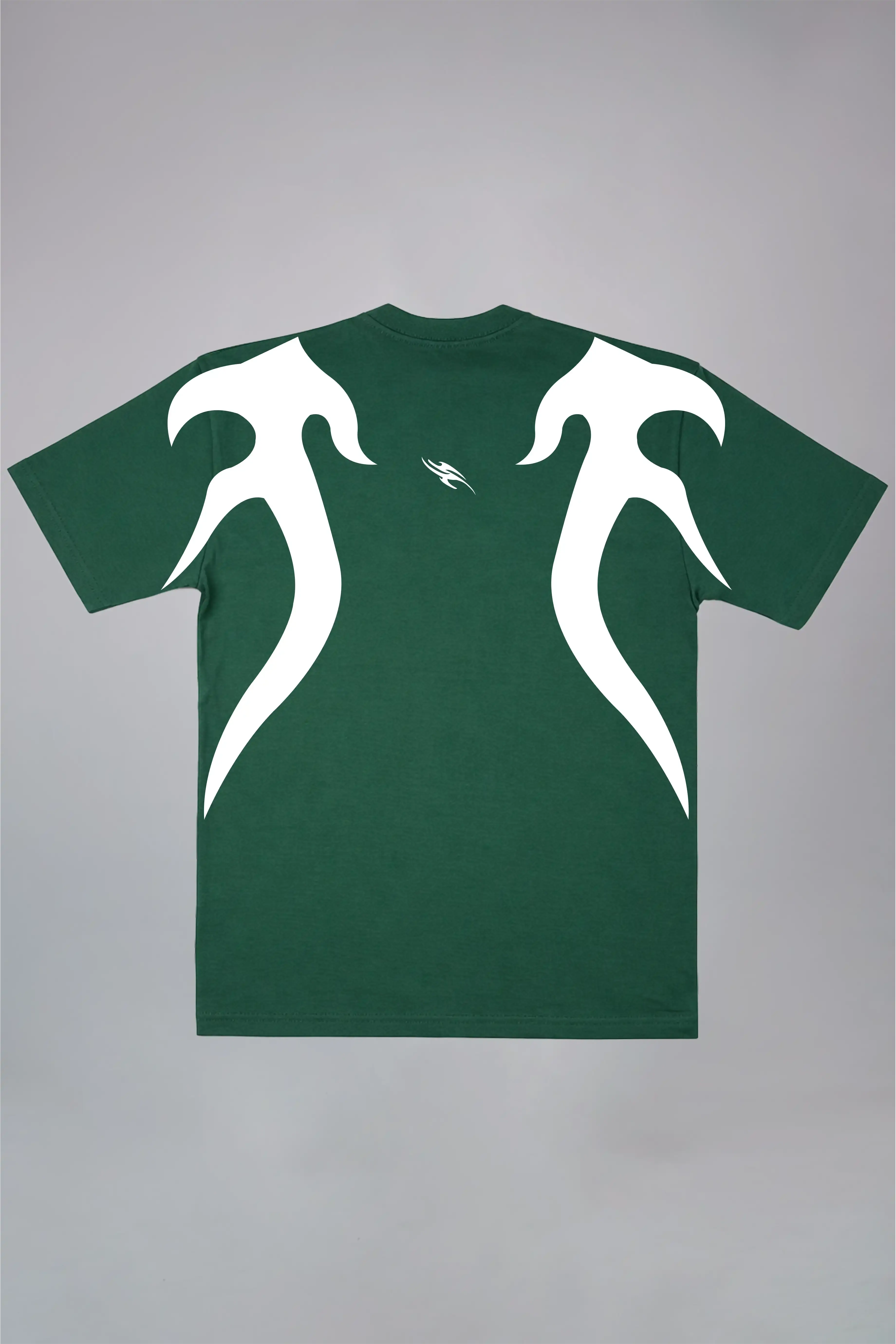 Cyber Flame Black Oversized T-Shirt