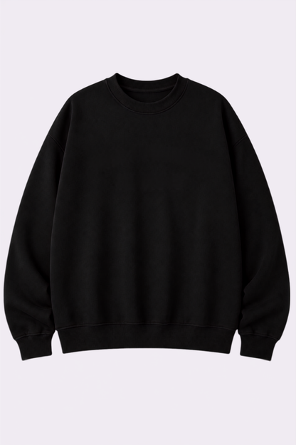Desire Despair Black Graphic Sweatshirt