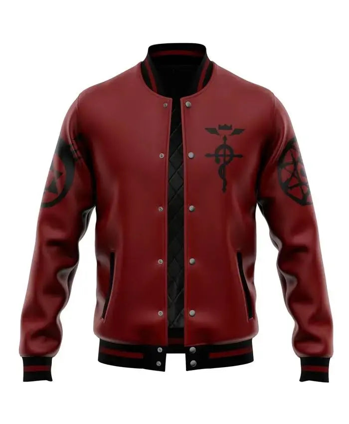 Donald D Fullmetal Alchemist Varsity Jacket