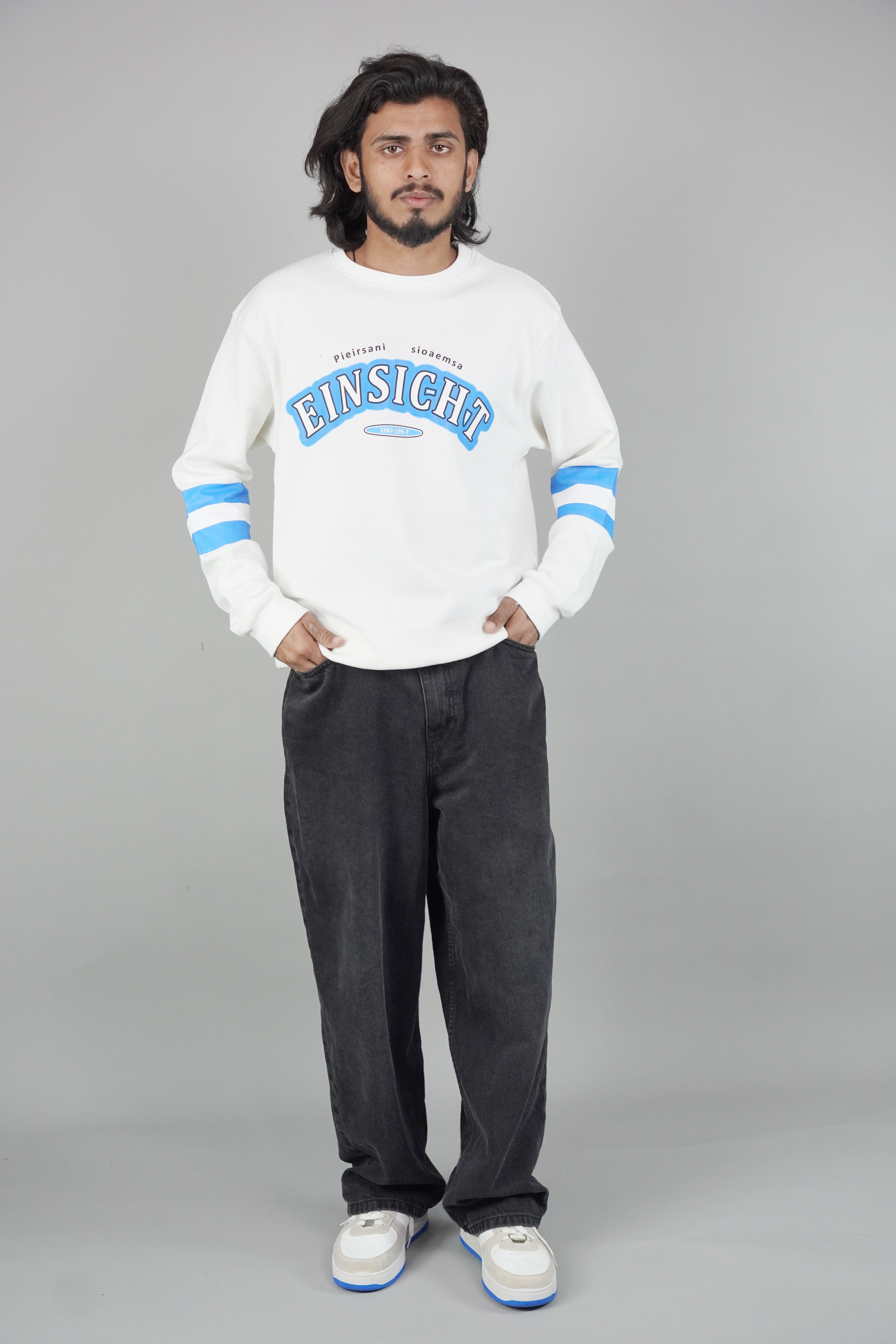 EINSIGHT Striped Sweatshirt