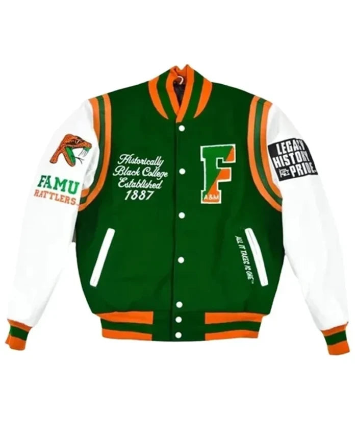 FAMU Green Letterman Varsity Jacket