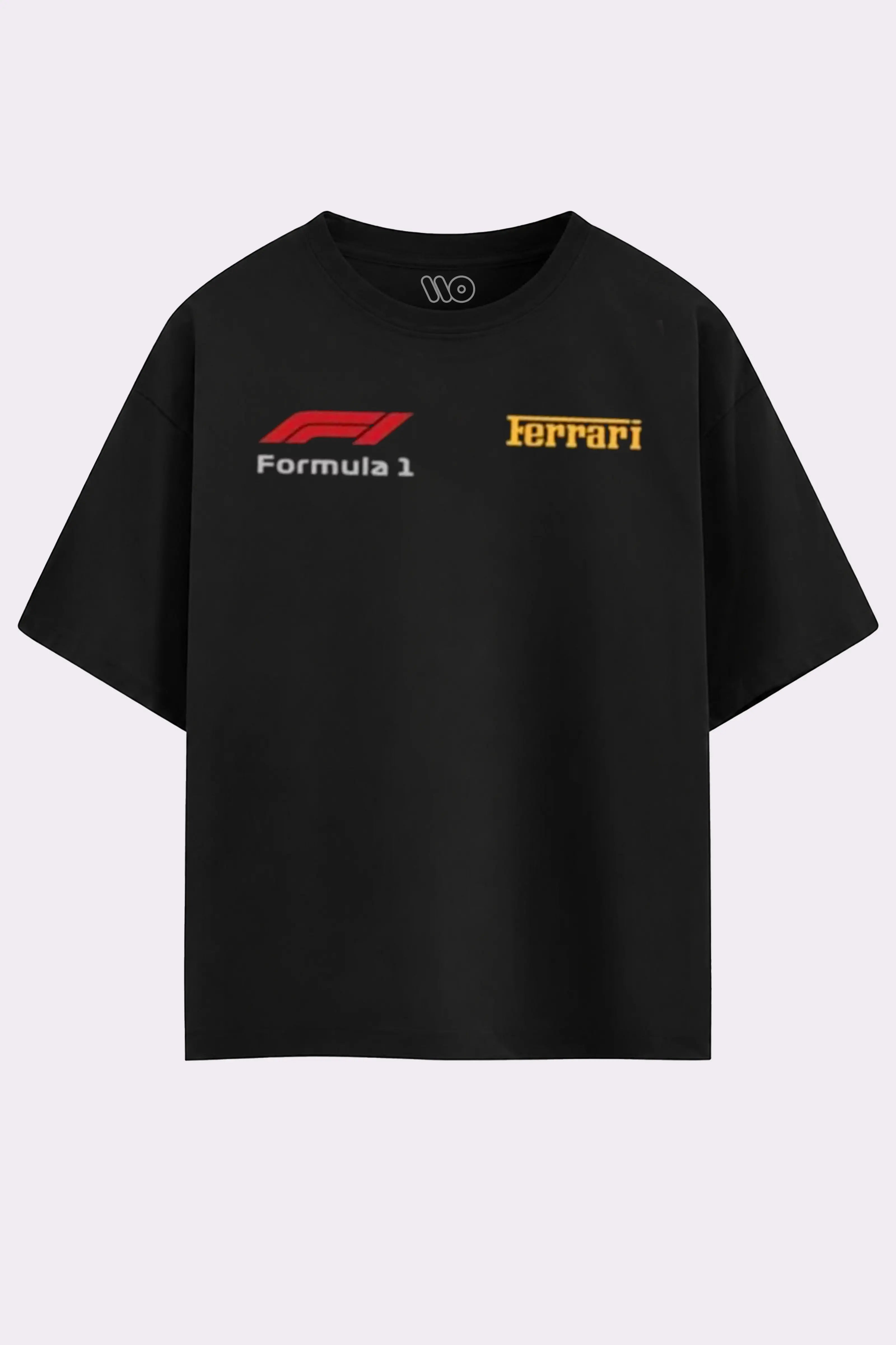 Ferrari Formula 1 Black Oversized T-Shirt