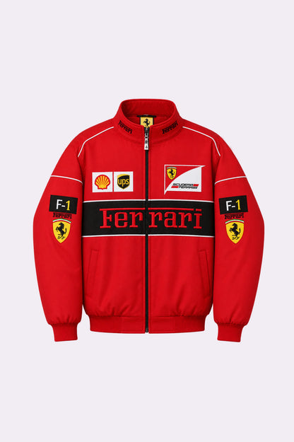 Ferrari Motorsport Leather Racing Jacket