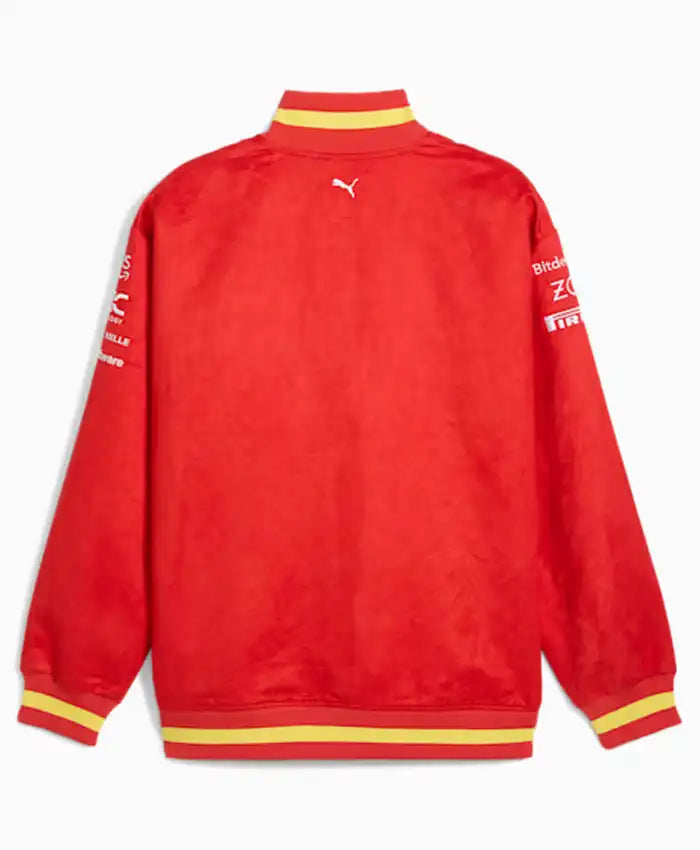 Ferrari Red Varsity Jacket