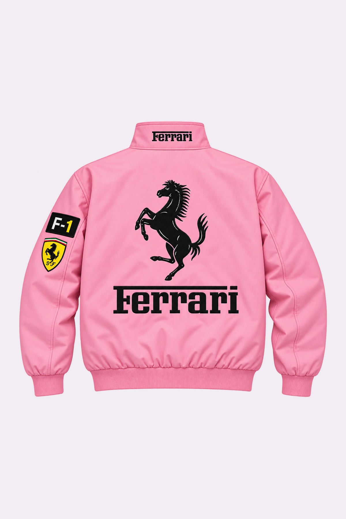 Ferrari Vintage Pink Racing F1 Jacket