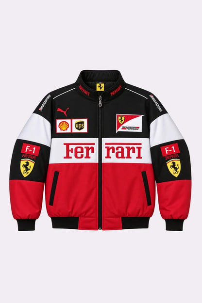 Ferrari F1 Tricolor Racing Jacket
