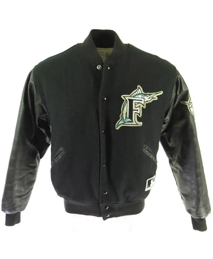 Florida Marlins 80’s Black Varsity Jacket