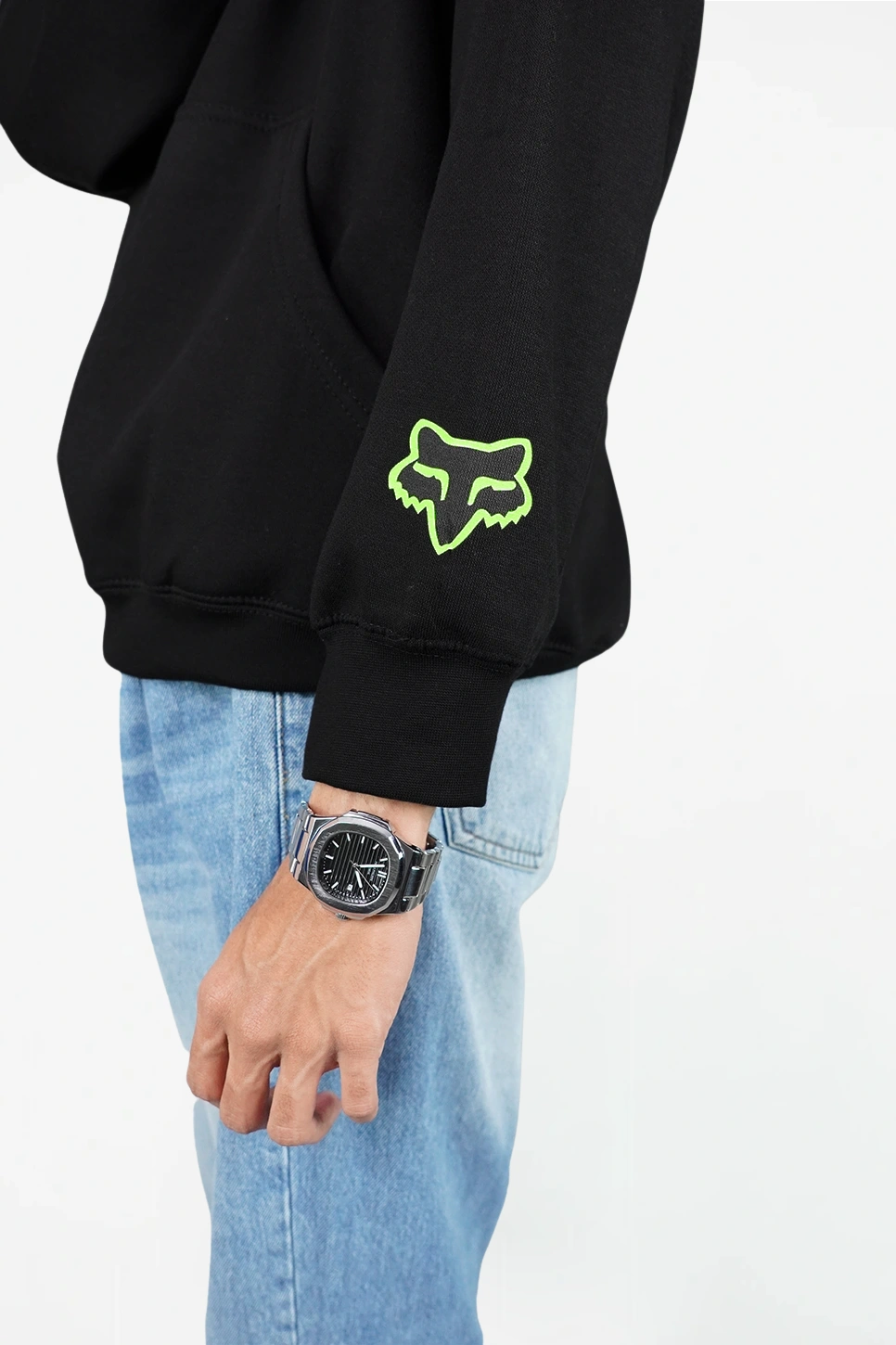 Fox Black Pullover Hoodie