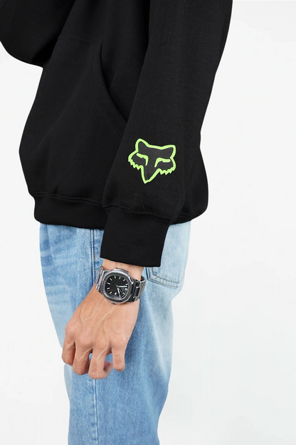 FoxBlackPulloverHoodie
