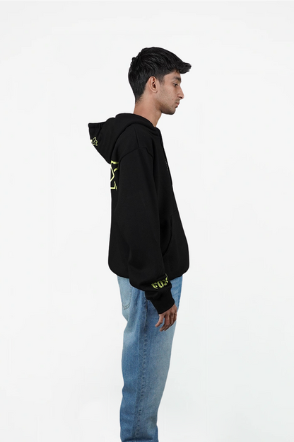 FoxBlackPulloverHoodie