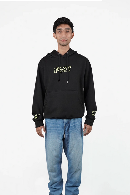 FoxBlackPulloverHoodie