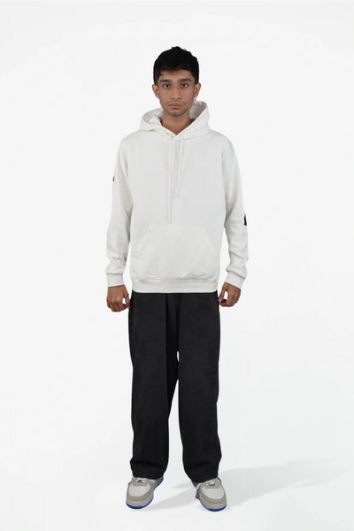 FoxedWhiteHoodie
