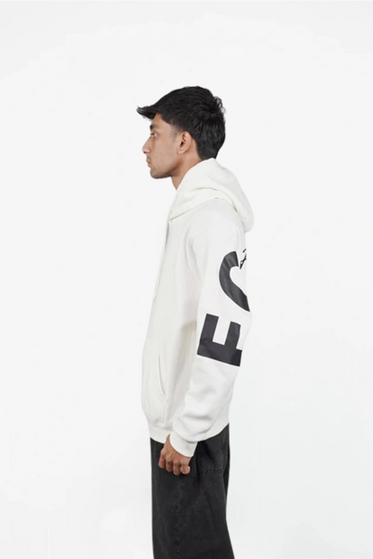 FoxedWhiteHoodie