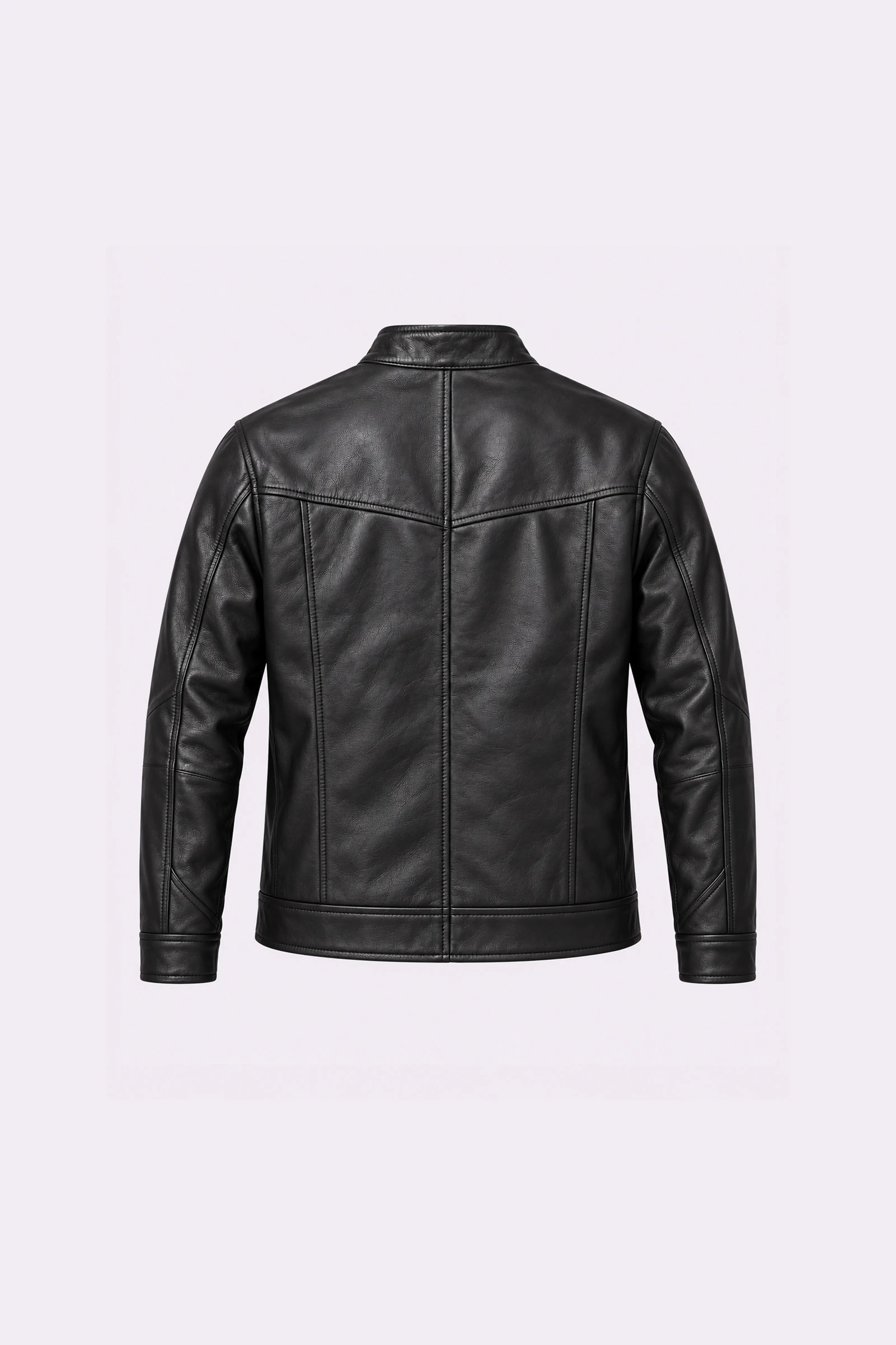 Black Slim Fit Biker Jacket