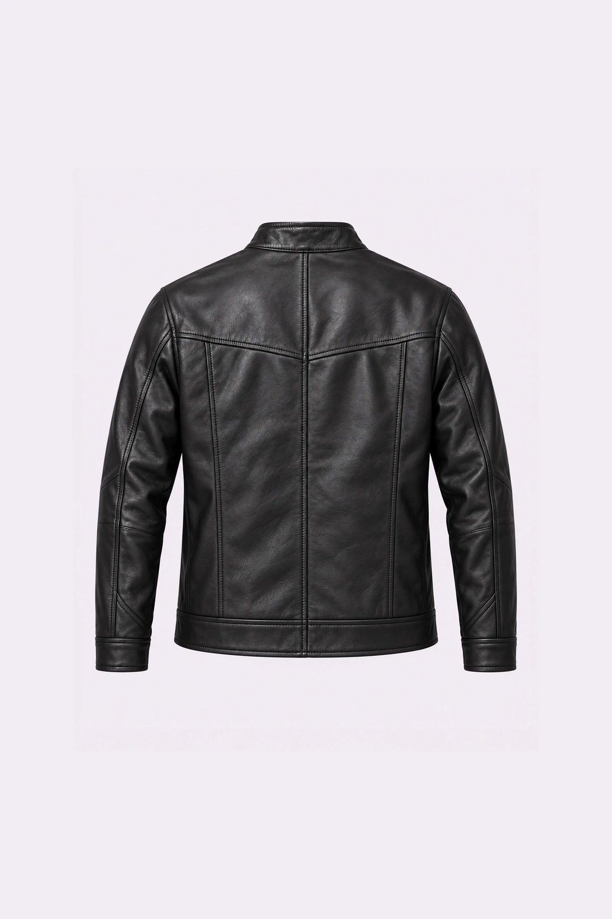 Black Slim Fit Biker Jacket