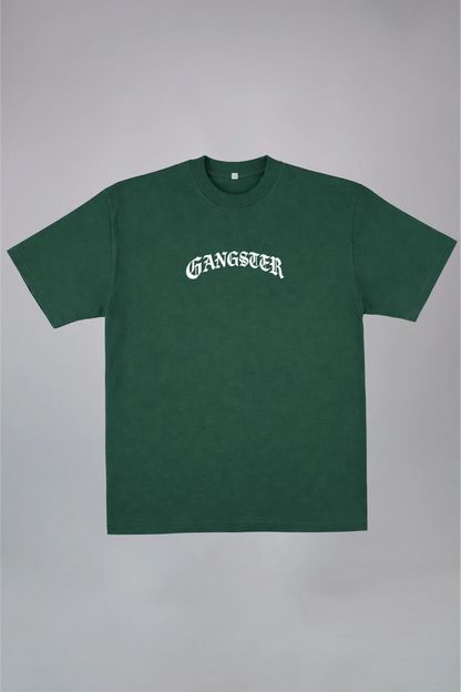 Gangster Vintage Acid Wash Oversized T-Shirt