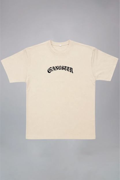 Gangster Vintage Acid Wash Oversized T-Shirt