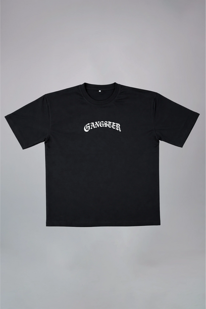 Gangster Vintage Acid Wash Oversized T-Shirt