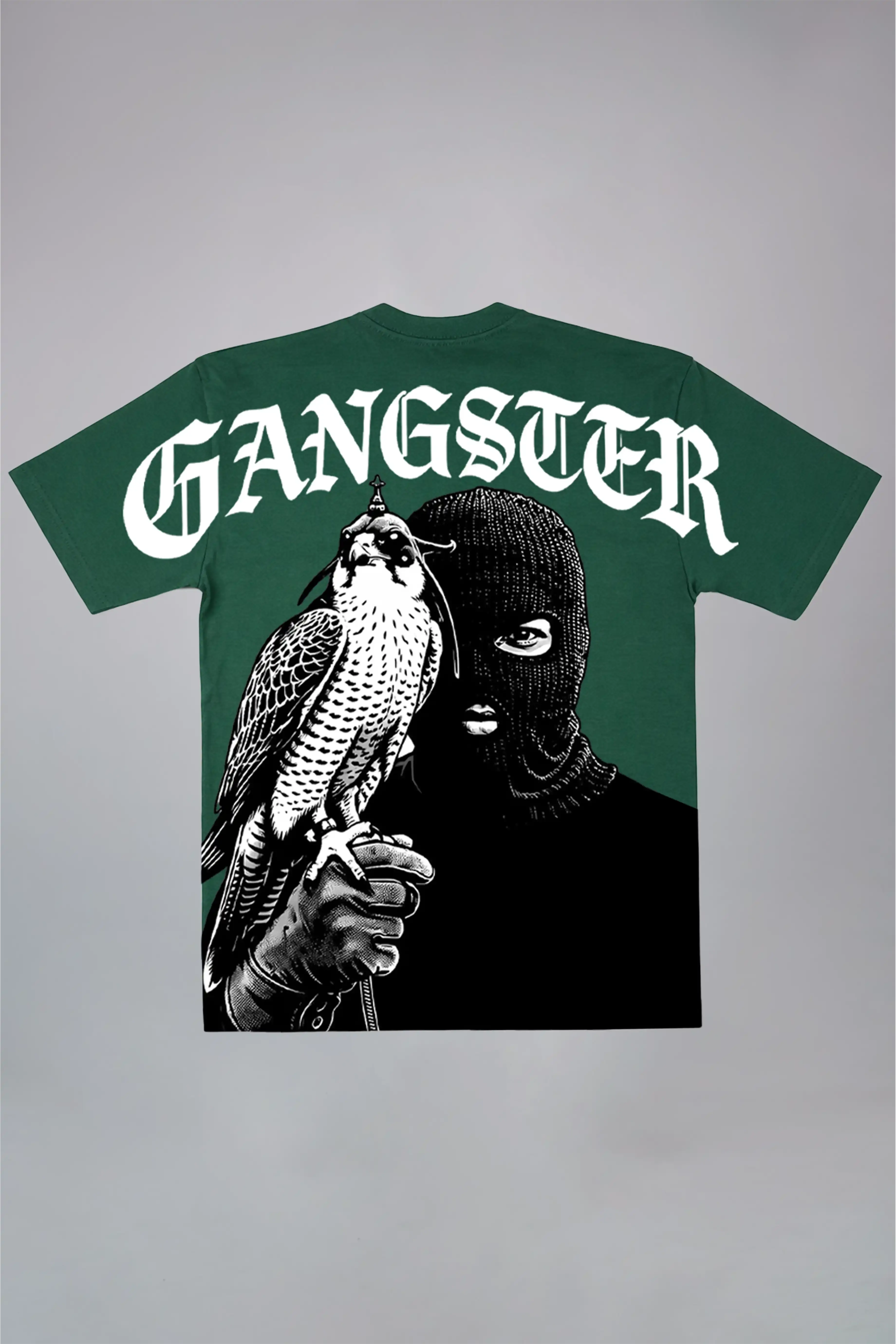 Gangster Vintage Acid Wash Oversized T-Shirt