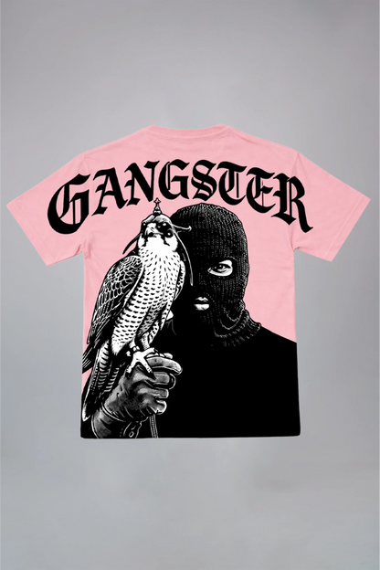 Gangster Vintage Acid Wash Oversized T-Shirt