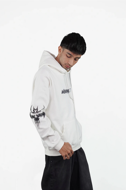 Gothic Bat Skull Hoodie
