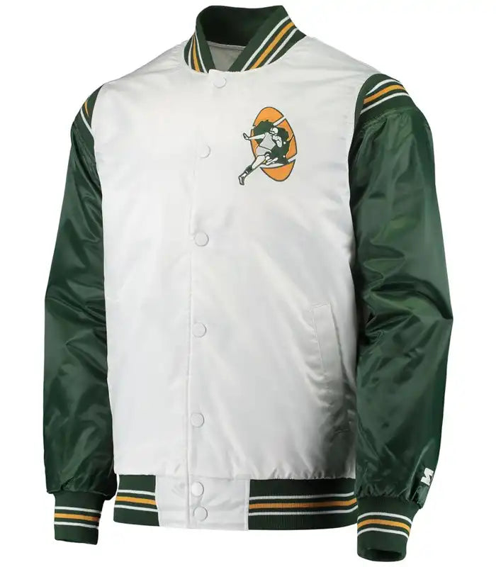 Green Bay Packers Green Varsity Jacket