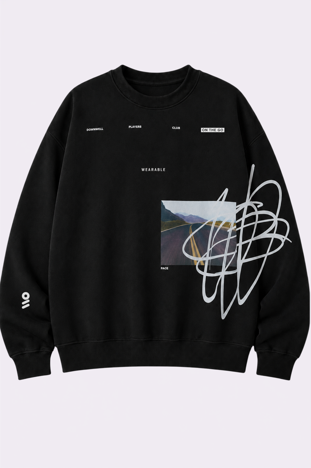 HUGO Deral Black Oversized Sweatshirt