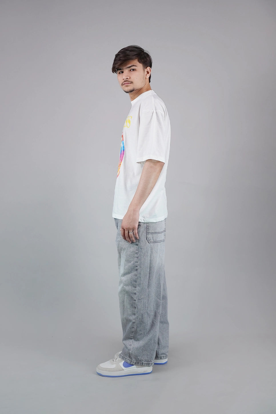 Happiness Swirl Oversized T-Shirt