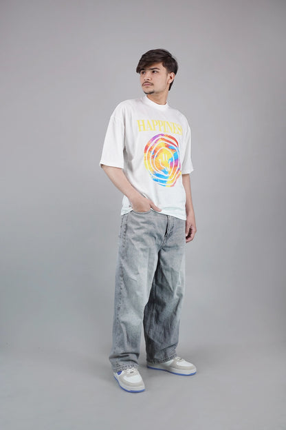 Happiness Swirl Oversized T-Shirt