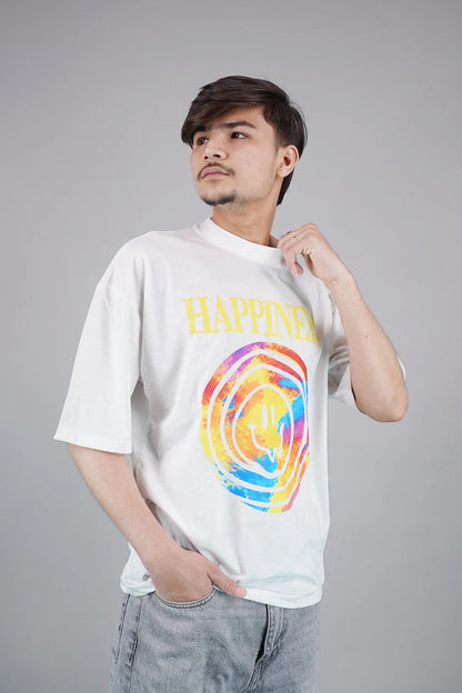 Happiness Swirl Oversized T-Shirt