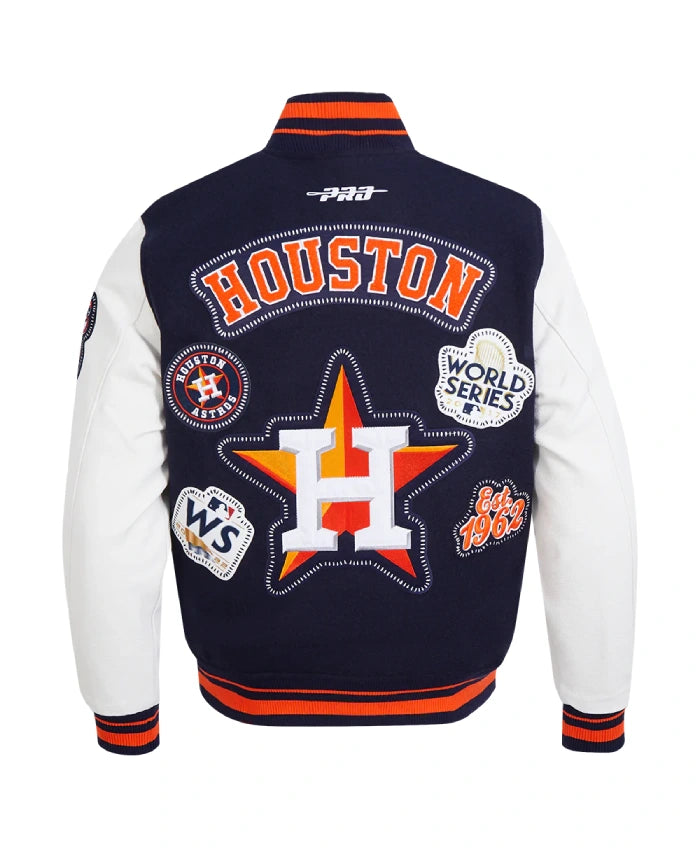 Houston Astros Diy Picky Stitch Varsity Jacket