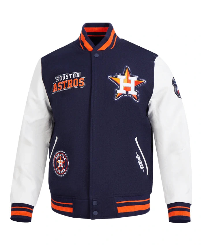 Houston Astros Diy Picky Stitch Varsity Jacket