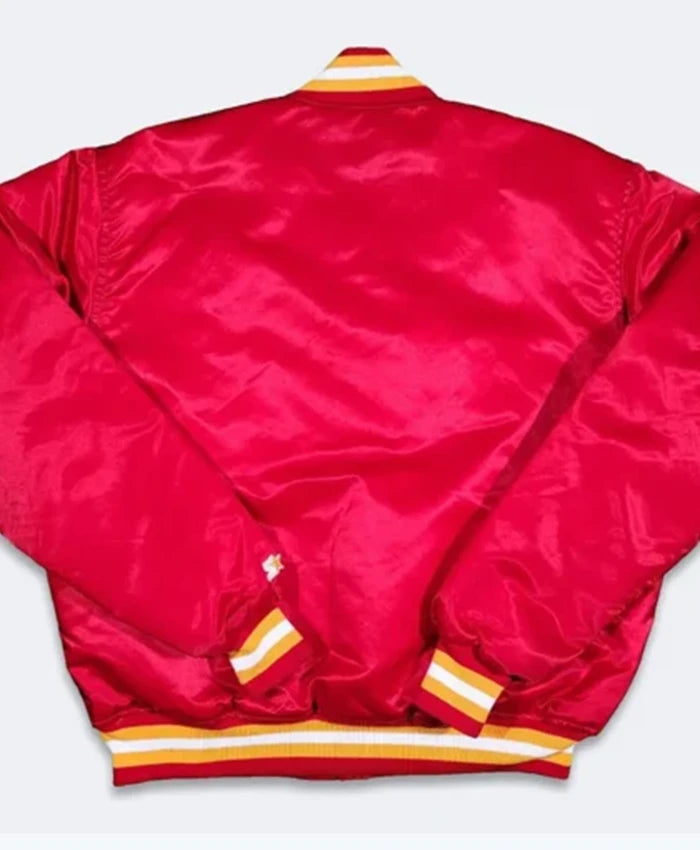 Houston Rockets 90s Red Varsity Jacket