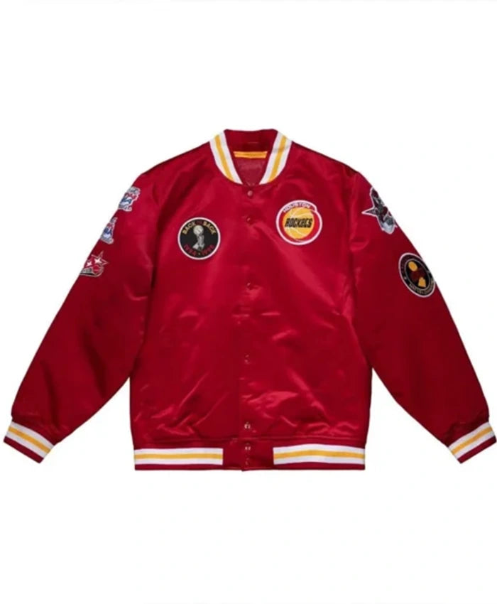 Houston Rockets Champ City Red Varsity Jacket