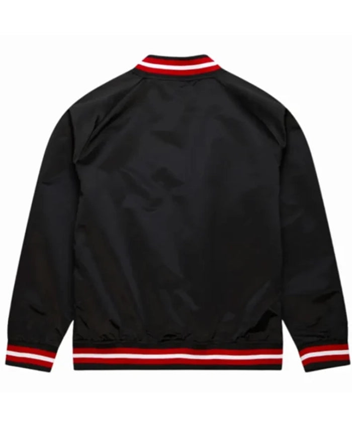 Houston Rockets Lightweight Black Varsity Jacket