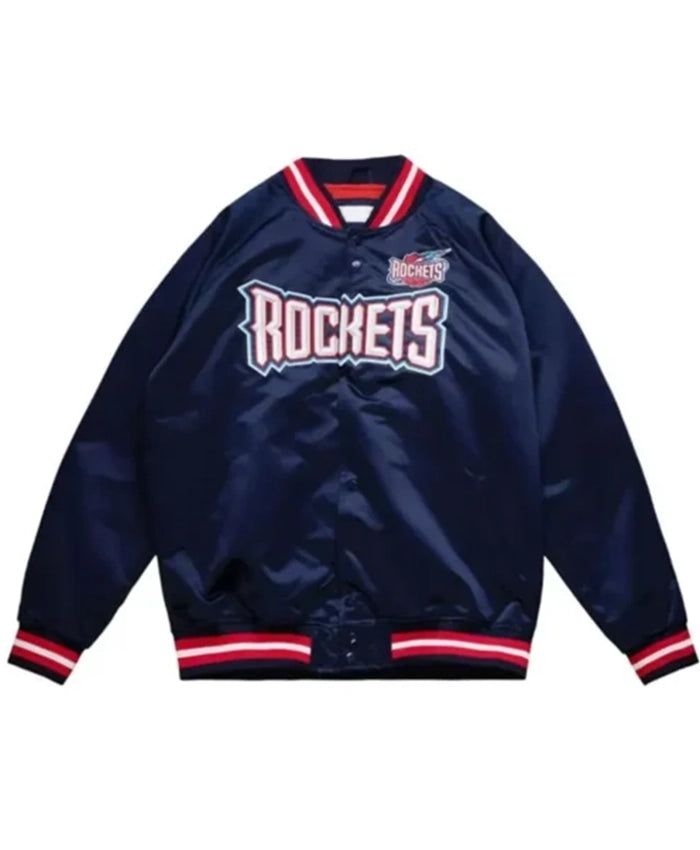Houston Rockets Navy Lightweight Varsity Jacket
