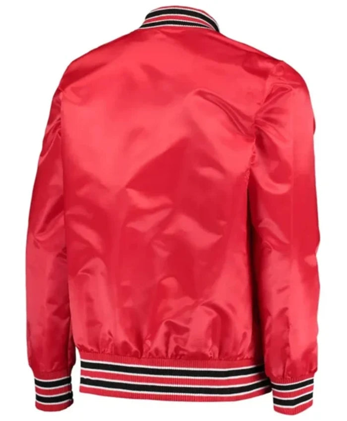 Houston Rockets The Diamond Classic Red Varsity Jacket