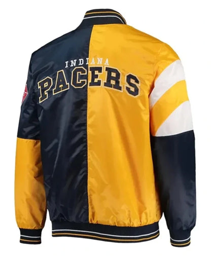 Indiana Pacers 75th Anniversary Leader Varsity Jacket