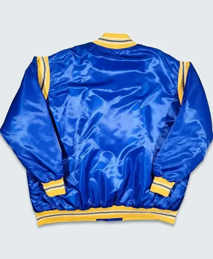 Indiana Pacers Teddy Royal Blue Varsity Jacket