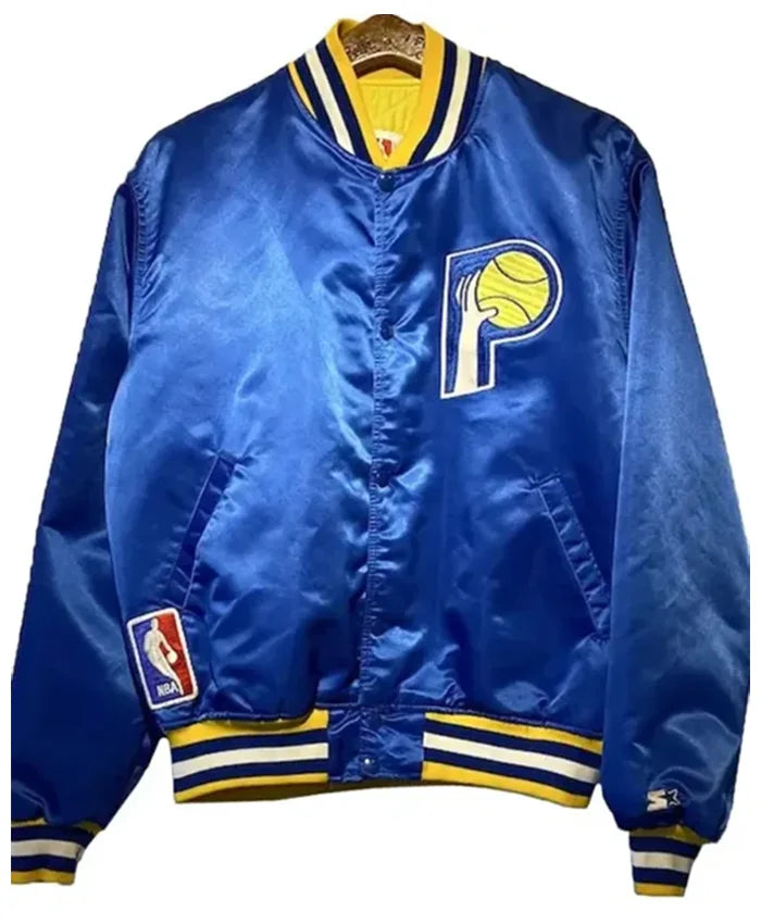 Indiana Pacers Vintage Style Varsity Jacket